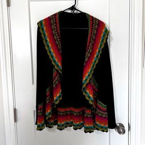 Cardigan with crochet details